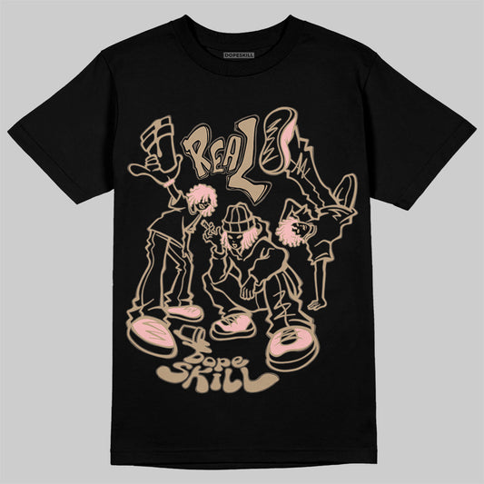 Nike Air Force 1 Low Canvas “Linen” DopeSkill T-Shirt Real Y2K Players Graphic Streetwear - black