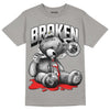 Grey Sneakers DopeSkill Grey T-shirt Sick Bear Graphic Streetwear