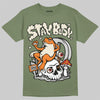 Jordan 4 Retro OG SP Undefeated (2025) DopeSkill T-Shirt Stay Busy Graphic Streetwear - Military Green