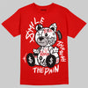 Jordan 11 “Bred Velvet” DopeSkill Red T-shirt Smile Through The Pain Graphic Streetwear