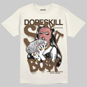 Jordan 1 High OG “Baroque Brown” DopeSkill T-Shirt Stay It Busy Graphic Streetwear - Sand