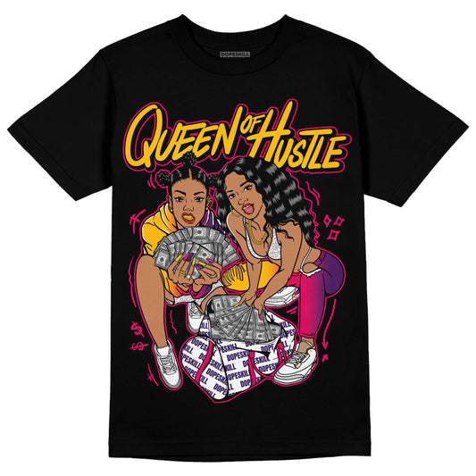 Jordan 3 Retro SP J Balvin Medellín Sunset DopeSkill T-Shirt Queen Of Hustle Graphic Streetwear - Black