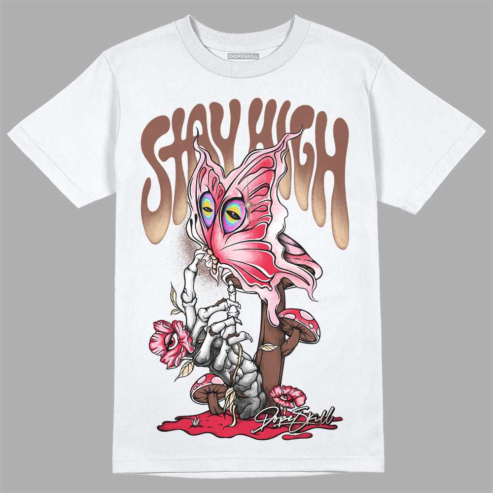 Dunk Low PRM Bacon DopeSkill T-Shirt Stay High Graphic Streetwear - White 