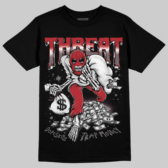 New Balance 1906R Silver Classic Crimson DopeSkill T-Shirt Threat Graphic Streetwear - Black