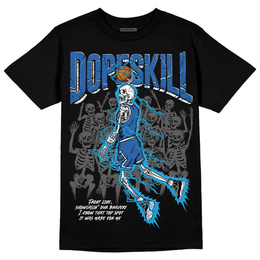 Jordan 11 Low “Space Jam” DopeSkill T-Shirt Thunder Dunk Graphic Streetwear - Black