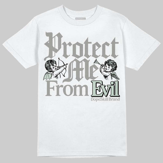 Jordan 1 Retro Low OG Year of the Snake (2025) DopeSkill T-Shirt Protect Me From Evil Graphic Streetwear - White 