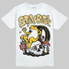 Quai 54 x Air Jordan 1 Retro Low OG Tour Yellow Black DopeSkill T-Shirt Stay Busy Graphic Streetwear - White
