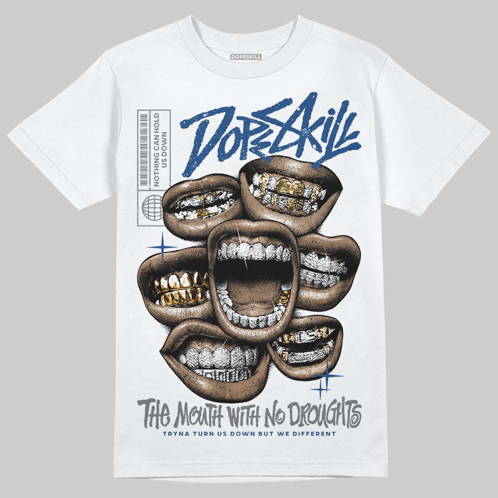 Jordan 9 Retro 'Flint Grey' 2026 DopeSkill T-Shirt The Mouth With No Droughts Graphic Streetwear - White