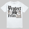 Adidas Samba OG White Black Clear Granite DopeSkill T-Shirt Protect Me From Evil Graphic Streetwear - White