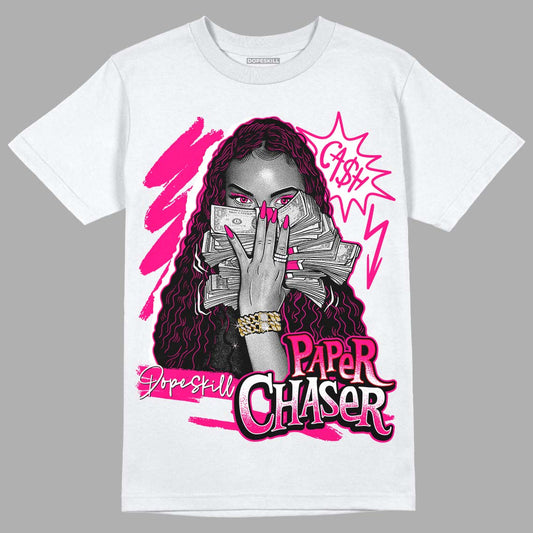 Jordan 1 Low GS “Fierce Pink” Dopeskill T-Shirt NPC Graphic Streetwear - White