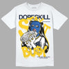 Dunk Low Vintage “Michigan” DopeSkill T-Shirt Stay It Busy Graphic Streetwear - White 