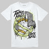 Jordan 5 “Luminous Green” DopeSkill T-Shirt Takin No L's Graphic Streetwear - White