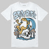 Jordan 4 Denim “Worn Blue” DopeSkill T-Shirt Stay Busy Graphic Streetwear - White