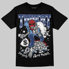 Jordan 1 High OG "Midnight Navy" DopeSkill T-Shirt Threat Graphic Streetwear - Black