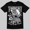 Lanvin Curb Sneakers White Anthracite DopeSkill T-Shirt Threat Graphic Streetwear - Black