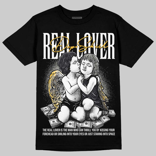 Jordan 3 Retro Black Cat DopeSkill T-Shirt Real Lover Graphic Streetwear - Black