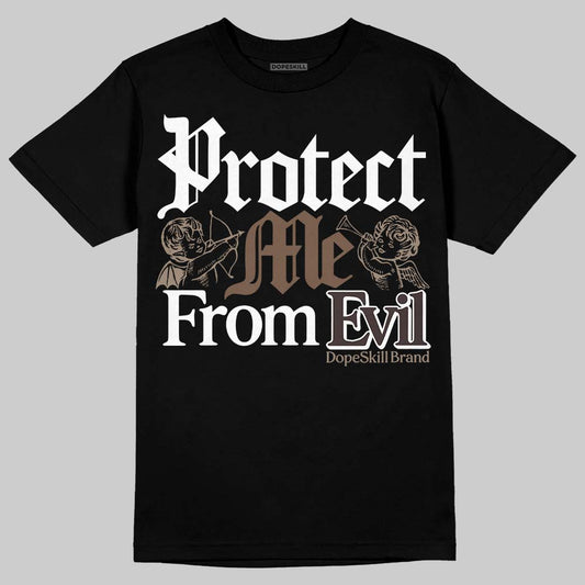 SoleFly x Air Jordan 12 Retro SP 'Cafecito/Baroque Brown' DopeSkill T-Shirt Protect Me From Evil Graphic Streetwear - Black