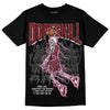 Jordan 1 Retro High OG “Team Red” DopeSkill T-Shirt Thunder Dunk Graphic Streetwear - Black