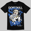Jordan 1 Low Travis Scott x Fragment DopeSkill T-Shirt Stay It Busy Graphic Streetwear - Black