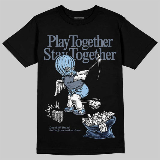 New Balance 9060 Arctic Grey DopeSkill T-Shirt Play together, Stay together Graphic Streetwear - Black