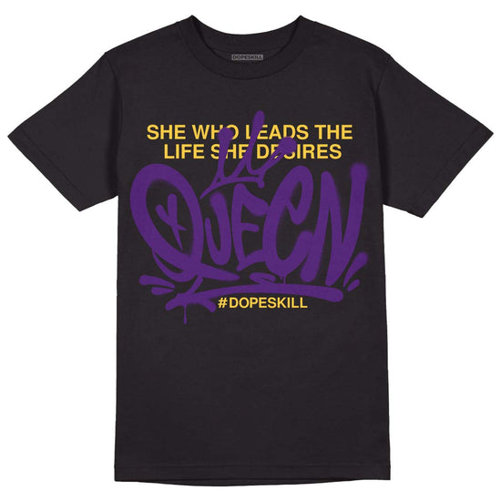 Jordan 12 “Field Purple” DopeSkill T-Shirt Queen Graphic Streetwear - Black