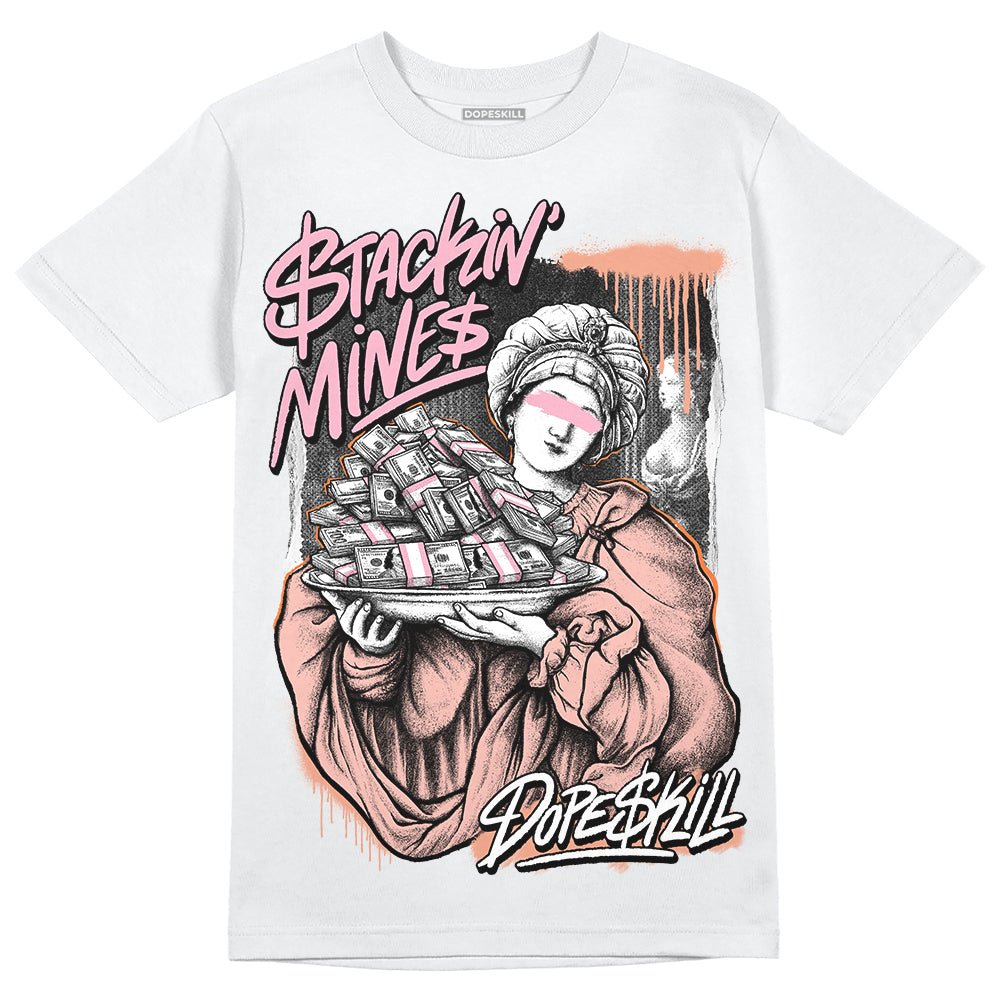 Jordan 11 Low “Legend Pink” DopeSkill T-Shirt Stackin Mines Graphic Streetwear - White