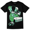 Jordan 1 High OG Green Glow DopeSkill T-Shirt Sneakerhead BEAR Graphic Streetwear - Black