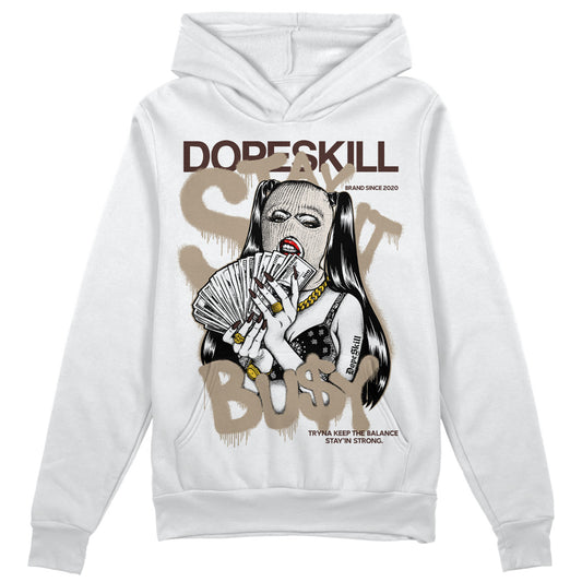 Jordan 1 High OG “Latte” DopeSkill Hoodie Sweatshirt Stay It Busy Graphic Streetwear - White