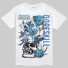 Jordan 12 “Blueberry” DopeSkill T-Shirt Side Hustle Graphic Streetwear - White