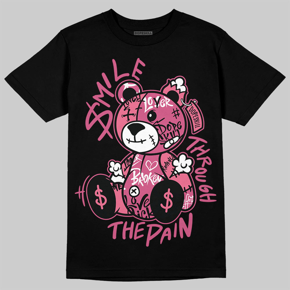 Diesel Pink S - Serendipity Pro-X1 Trainers DopeSkill T-Shirt Smile Through The Pain Graphic Streetwear - Black