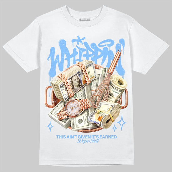 Jordan 6 University Blue DopeSkill T-Shirt Whippin Graphic Streetwear - White 