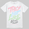 Jordan 4 Retro Valentine's Day (2026) (GS) DopeSkill T-Shirt They Not Like Us Graphic Streetwear - White 