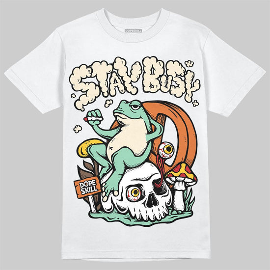 SB Dunk Low Rodeo Tourmaline DopeSkill T-Shirt Stay Busy Graphic Streetwear - White