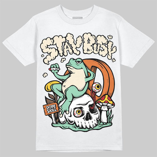SB Dunk Low Rodeo Tourmaline DopeSkill T-Shirt Stay Busy Graphic Streetwear - White