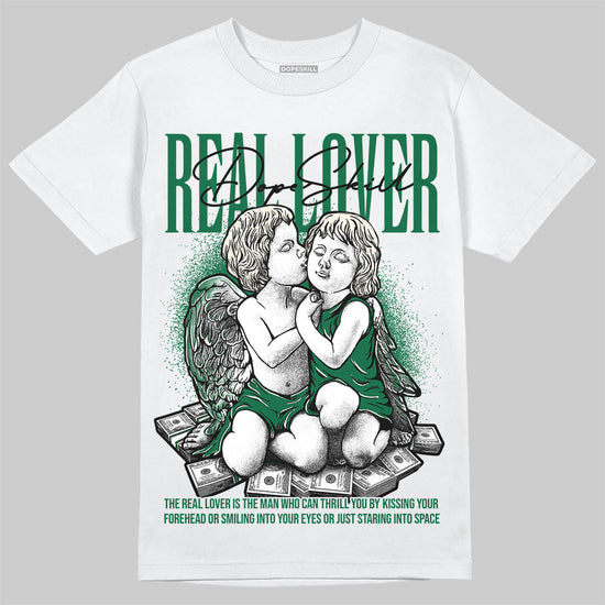 Jordan 13 GS “Pine Green” DopeSkill T-Shirt Real Lover Graphic Streetwear - White 