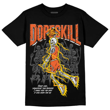 Jordan 3 Georgia Peach DopeSkill T-Shirt Thunder Dunk Graphic Streetwear - Black