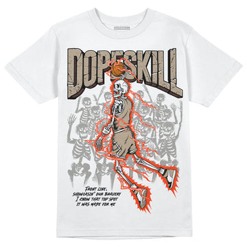 Jordan 1 High OG “Latte” DopeSkill T-Shirt Thunder Dunk Graphic Streetwear - White