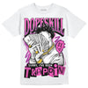 Jordan 4 GS “Hyper Violet” DopeSkill T-Shirt Sorry I've Been Trappin Graphic Streetwear - White