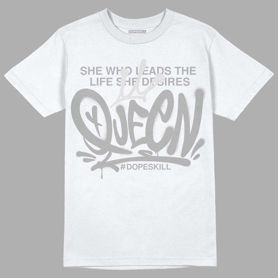 Dunk Low ‘Pure Platinum’ DopeSkill T-Shirt Queen Graphic Streetwear - White