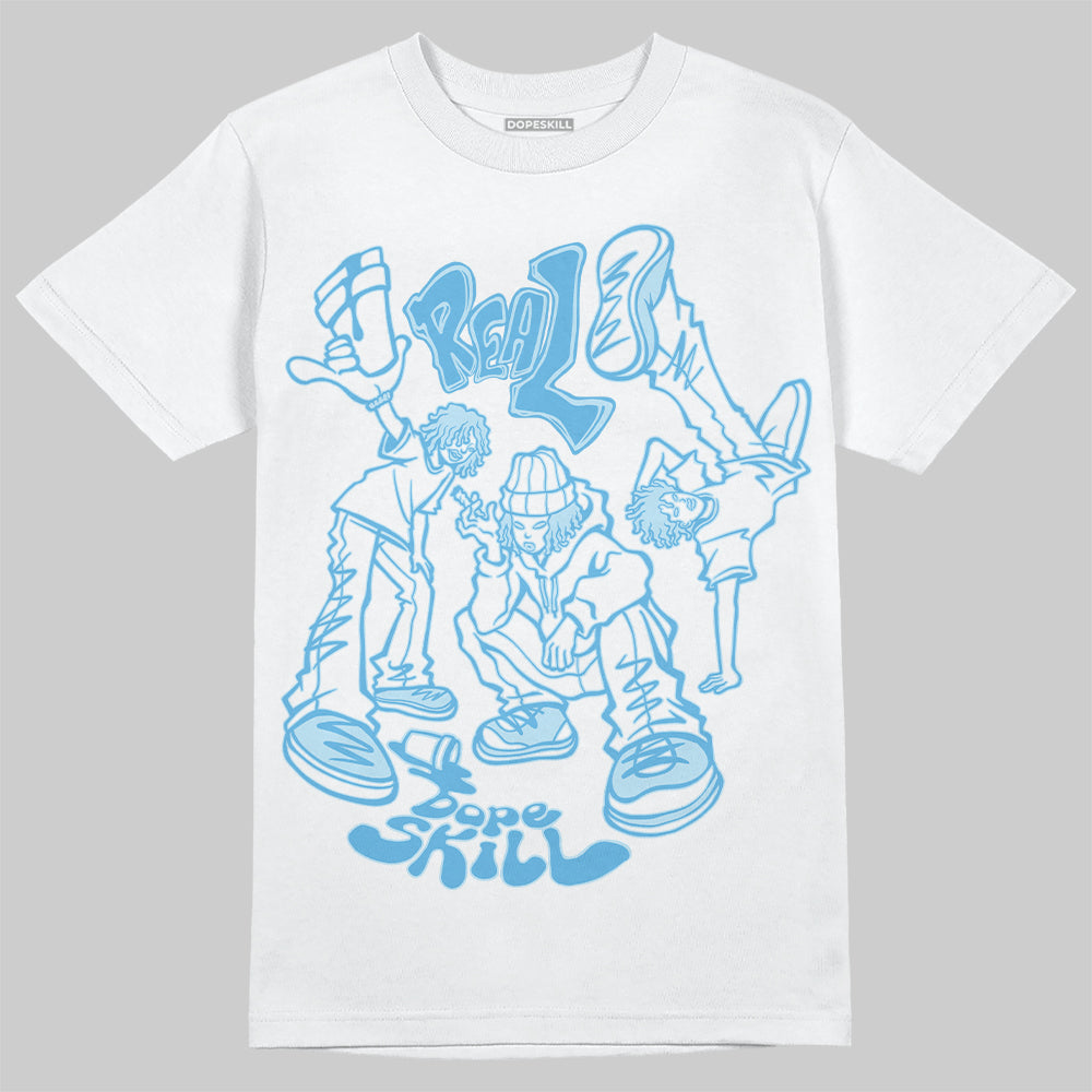 Jordan 11 Retro Legend Blue DopeSkill T-Shirt Real Y2K Players Graphic Streetwear - White