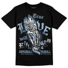 Jordan 1 Mid Diffused Blue DopeSkill T-Shirt True Love Will Kill You Graphic Streetwear - Black