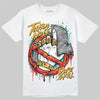 Jordan 3 Mexico 'El Vuelo' DopeSkill T-Shirt Takin No L's Graphic Streetwear - White 