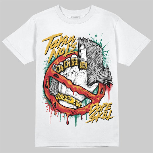 Jordan 3 Mexico 'El Vuelo' DopeSkill T-Shirt Takin No L's Graphic Streetwear - White 