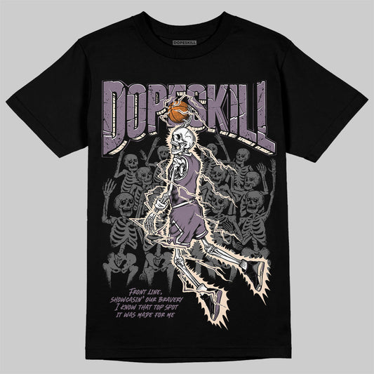 A Ma Maniére x Air Jordan 3 Black Violet Ore DopeSkill T-Shirt Thunder Dunk Graphic Streetwear - Black