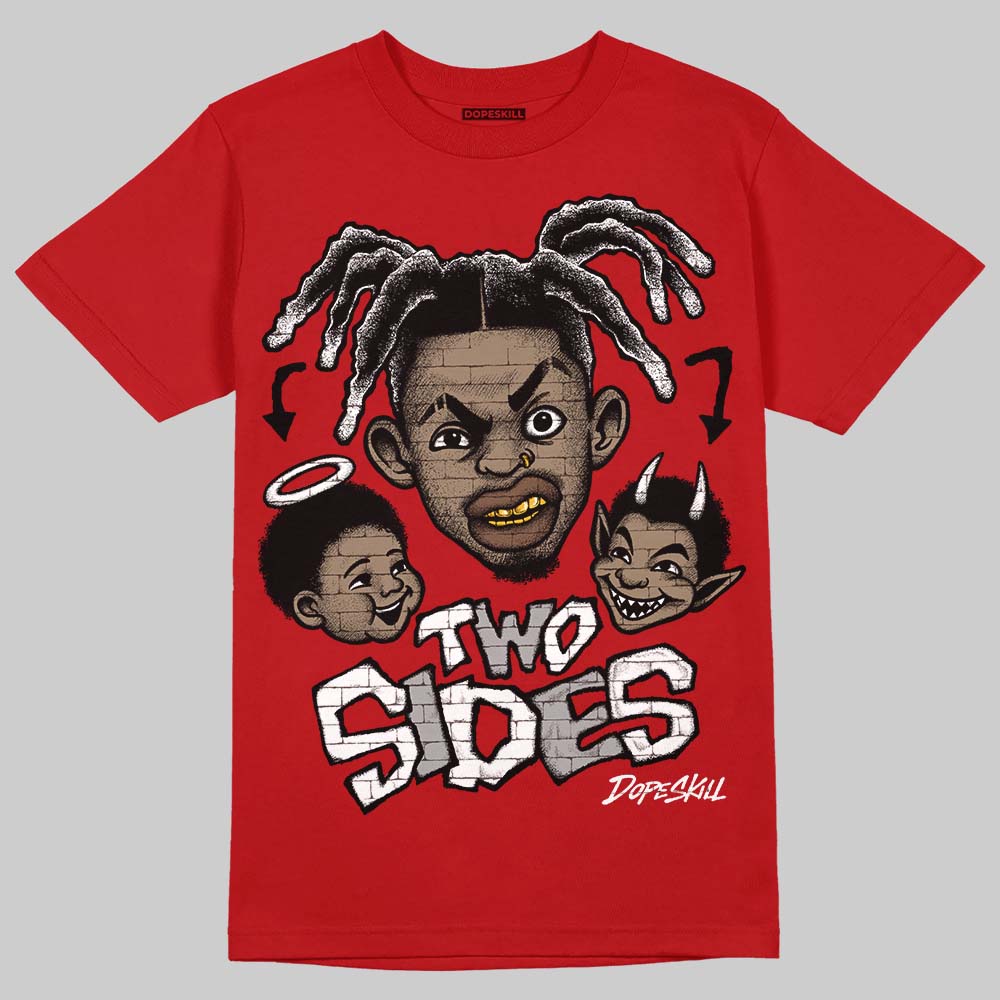 Jordan 13 Retro OG Chicago (2026) DopeSkill T-Shirt Two Sides Graphic Streetwear - Red