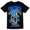 Royal Blue Sneakers DopeSkill T-Shirt Stay High Graphic Streetwear - Black