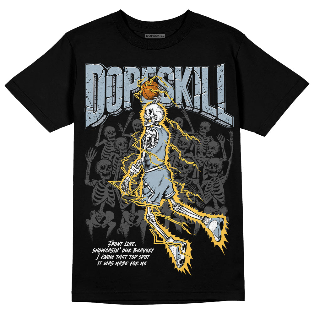 Jordan 13 “Blue Grey” DopeSkill T-Shirt Thunder Dunk Graphic Streetwear - Black