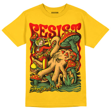 Yellow Sneakers DopeSkill Gold T-shirt Resist Graphic Streetwear