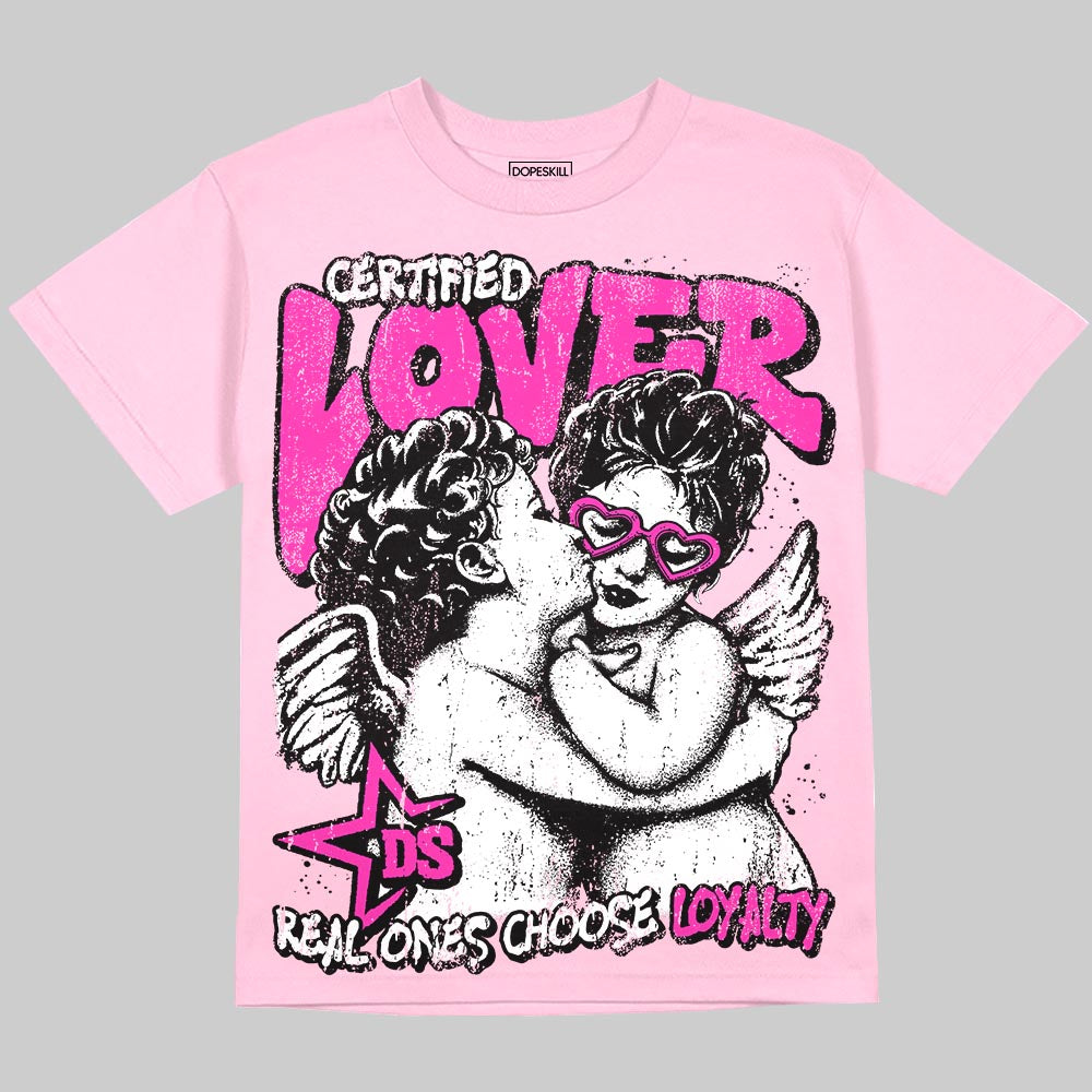Dunk Low GS 'Triple Pink' DopeSkill T-Shirt Real Ones Choose Loyalty Graphic Streetwear - Light Pink