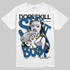 Jordan 12 Retro French Blue (2025) DopeSkill T-Shirt Stay It Busy Graphic Streetwear - White